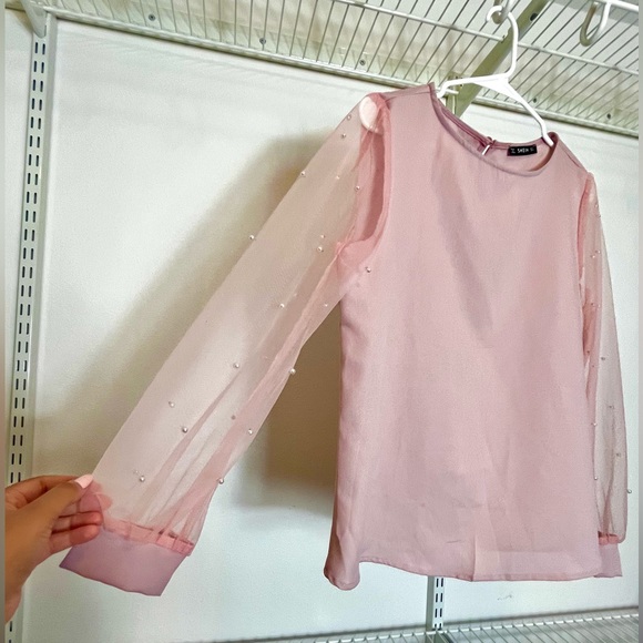 Pink Pearl Blouse - Picture 5 of 6